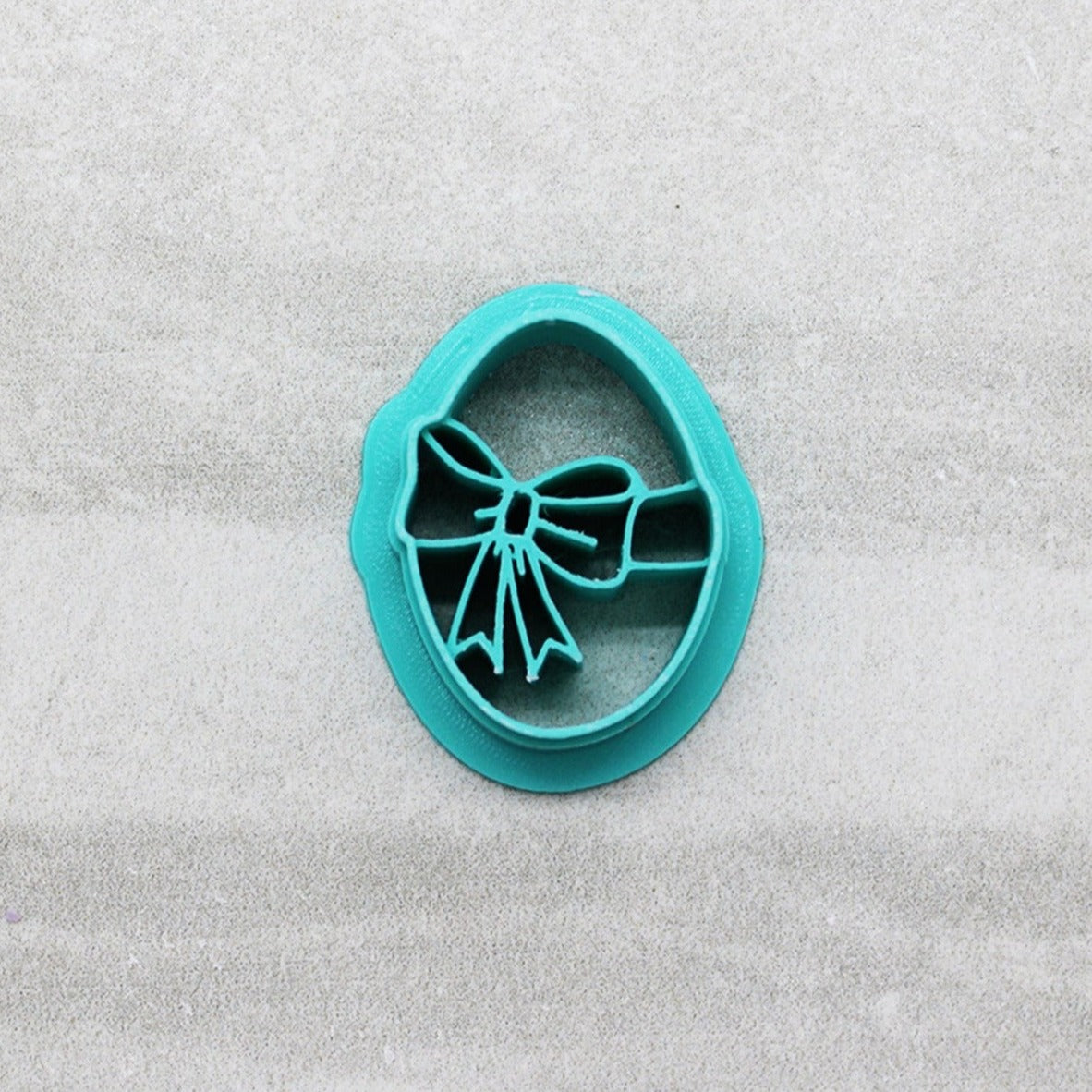 Easter Egg with a Bow Cookie Cutter
