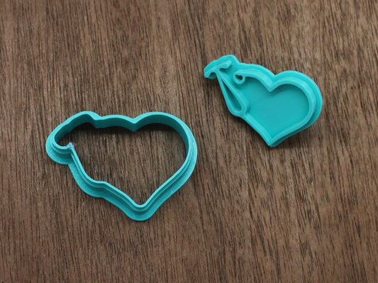 Heart Stethoscope Cutter & Stamp Set