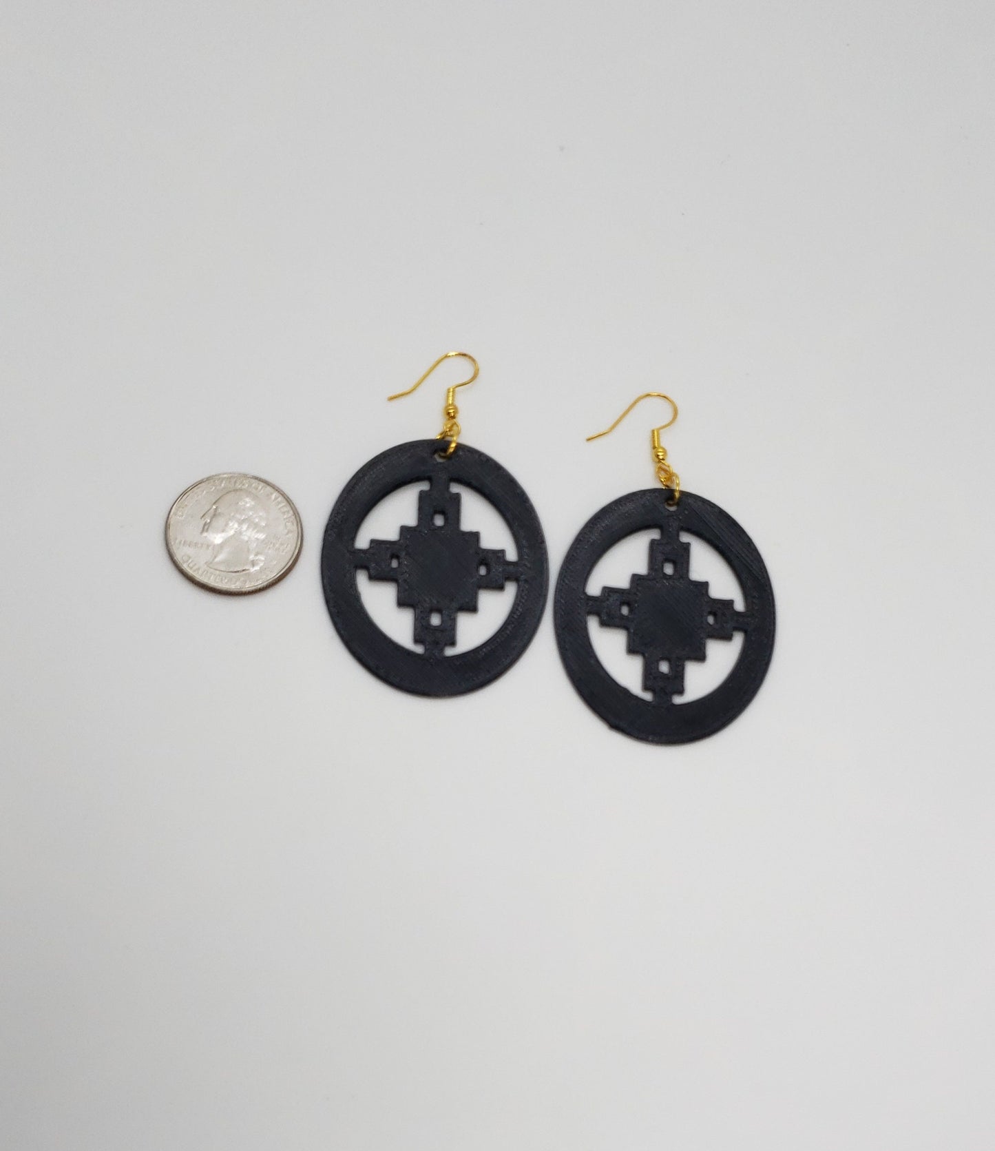 Dame-Dame African Symbol Statement Earrings