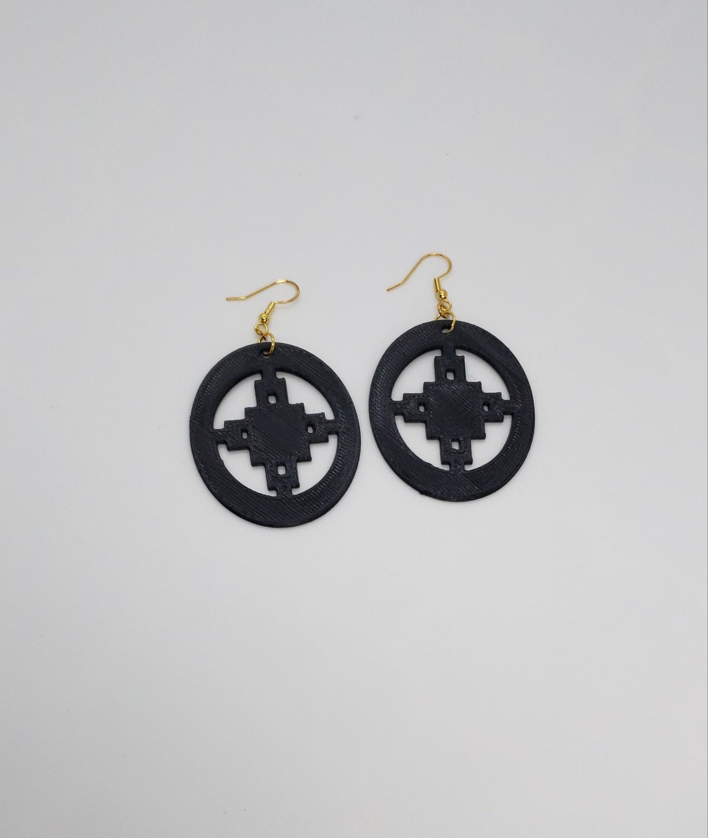 Dame-Dame African Symbol Statement Earrings