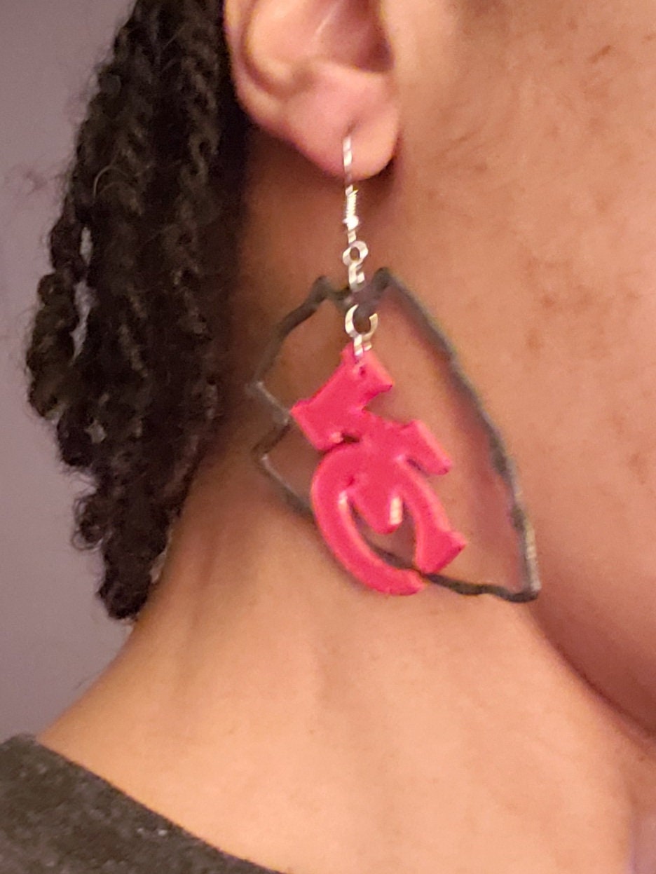 Kansas City Chiefs Arrowhead Earrings