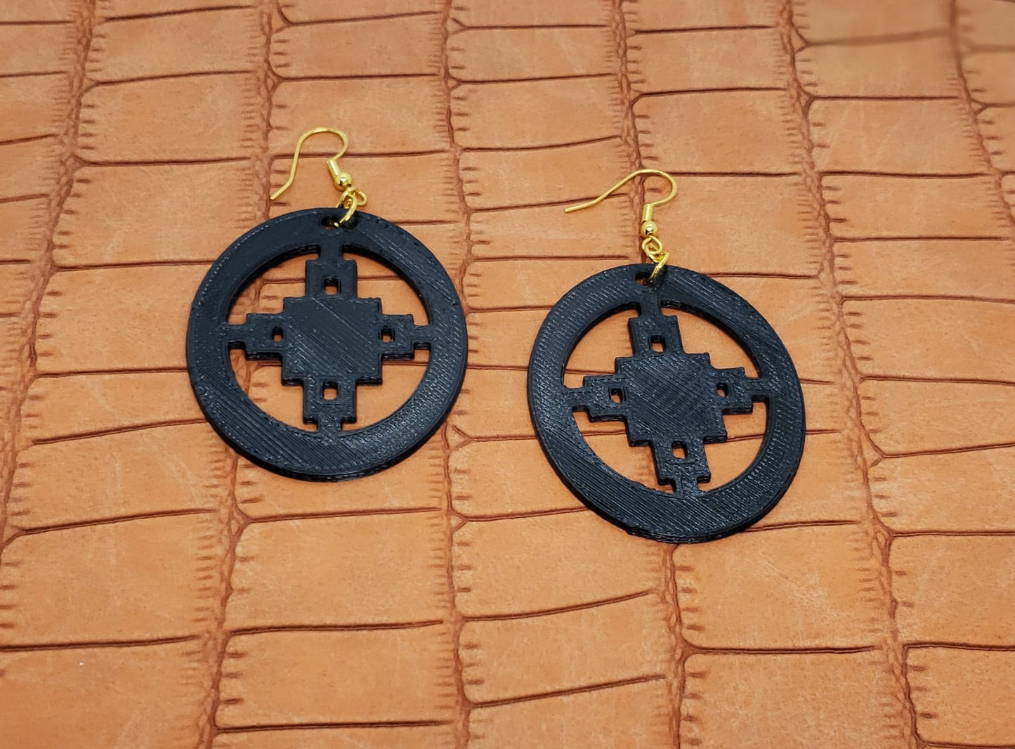 Dame-Dame African Symbol Statement Earrings