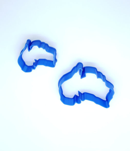Australia Map Cookie Cutter, Fondant, Polymer Clay Earring & Foam Cutting Tool