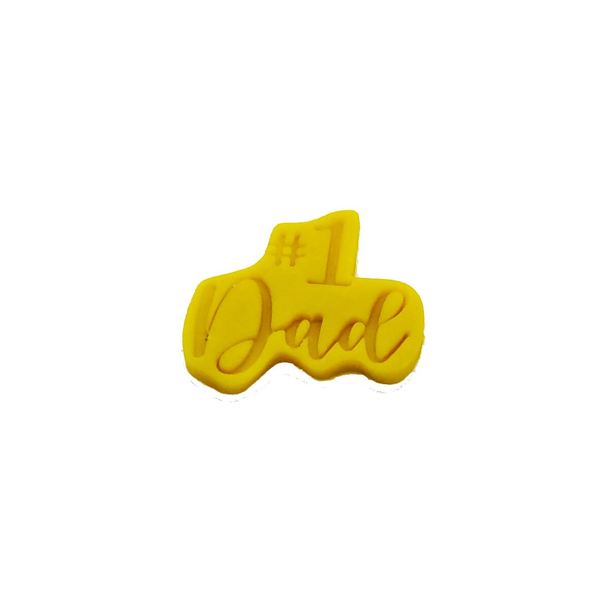 Number One Dad Cookie Cutter and Detail Embossing Stamp