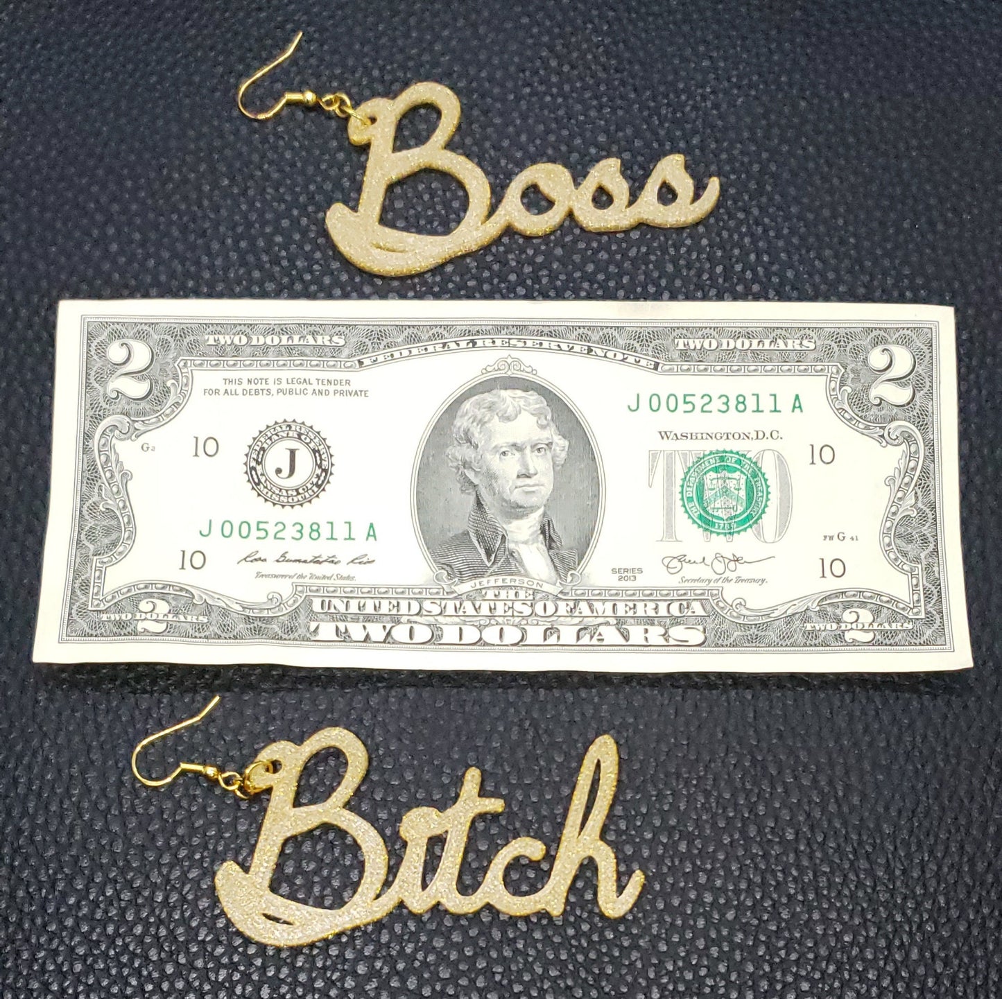 Boss Bitch Mismatched Earrings
