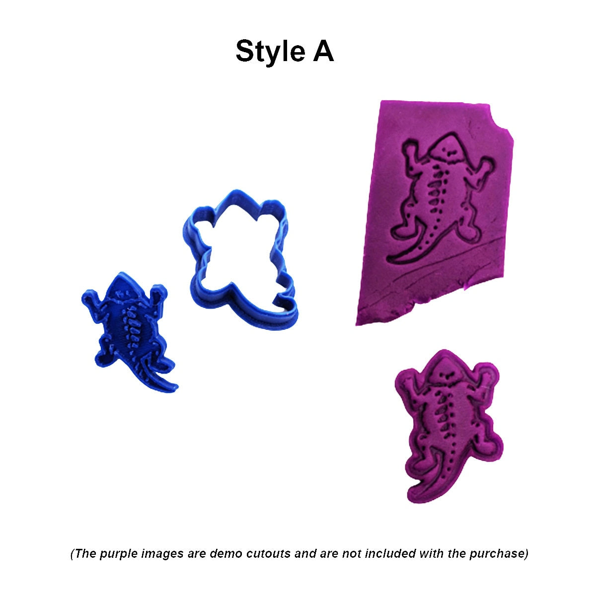 TCU Cookie Cutter & Stamp Set 4 Style Options
