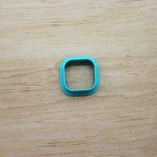 Rounded Edge Square Cookie Cutter/Clay Cutter for Cookies, Ceramics, Pottery, Polymer Clay, & Fondant