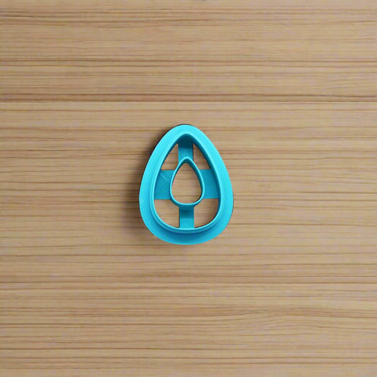 Rounded Teardrop Hoop Cutter for Cookies, Ceramics, Pottery, Polymer Clay, Fondant - Multi-Medium Craft & Baking Tool